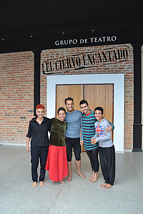 The company outside the newly renovated theatre